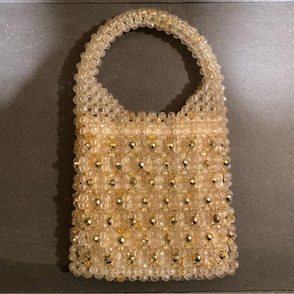 Collectible Vintage Italian crystal beaded evening bag